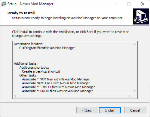 年更新 Nexus Mod Manager の使い方を紹介